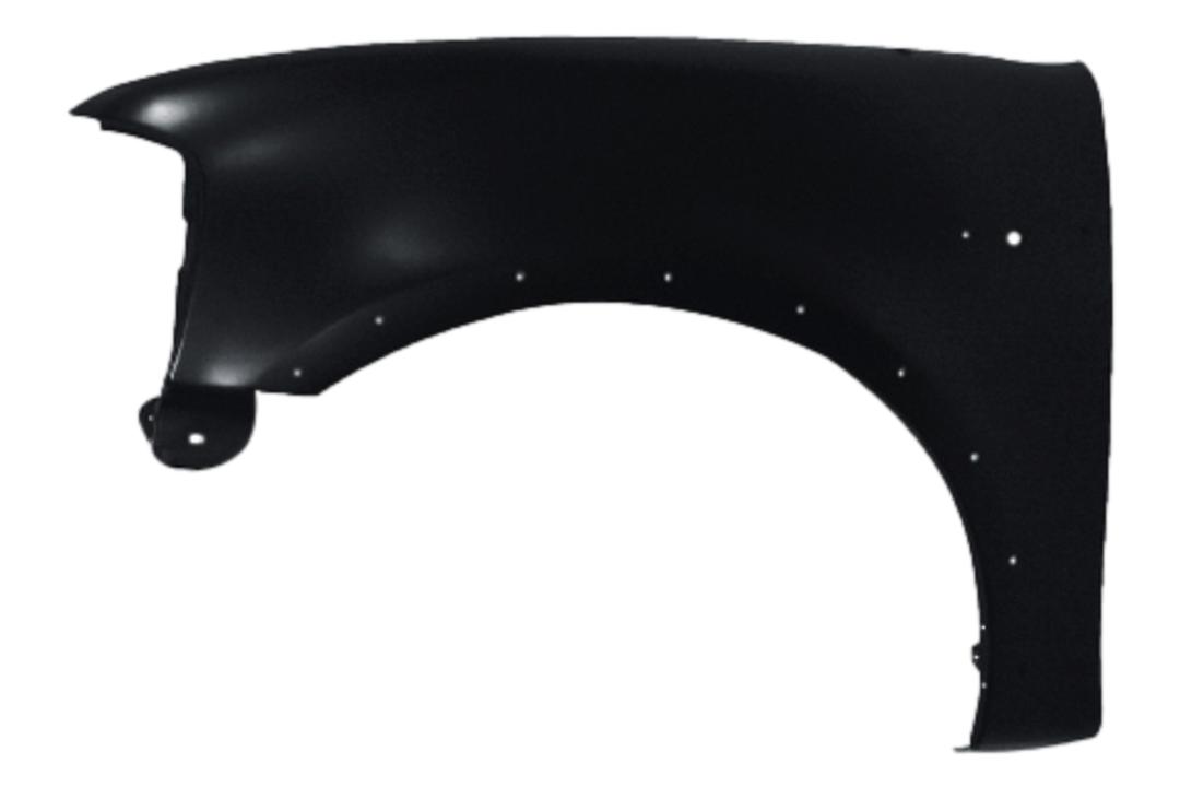 2000-2003 Ford F150 FenderP ainted Left_Driver-Side_WITH-Wheel Opening Molding Holes 2L3Z16006AA FO1240192