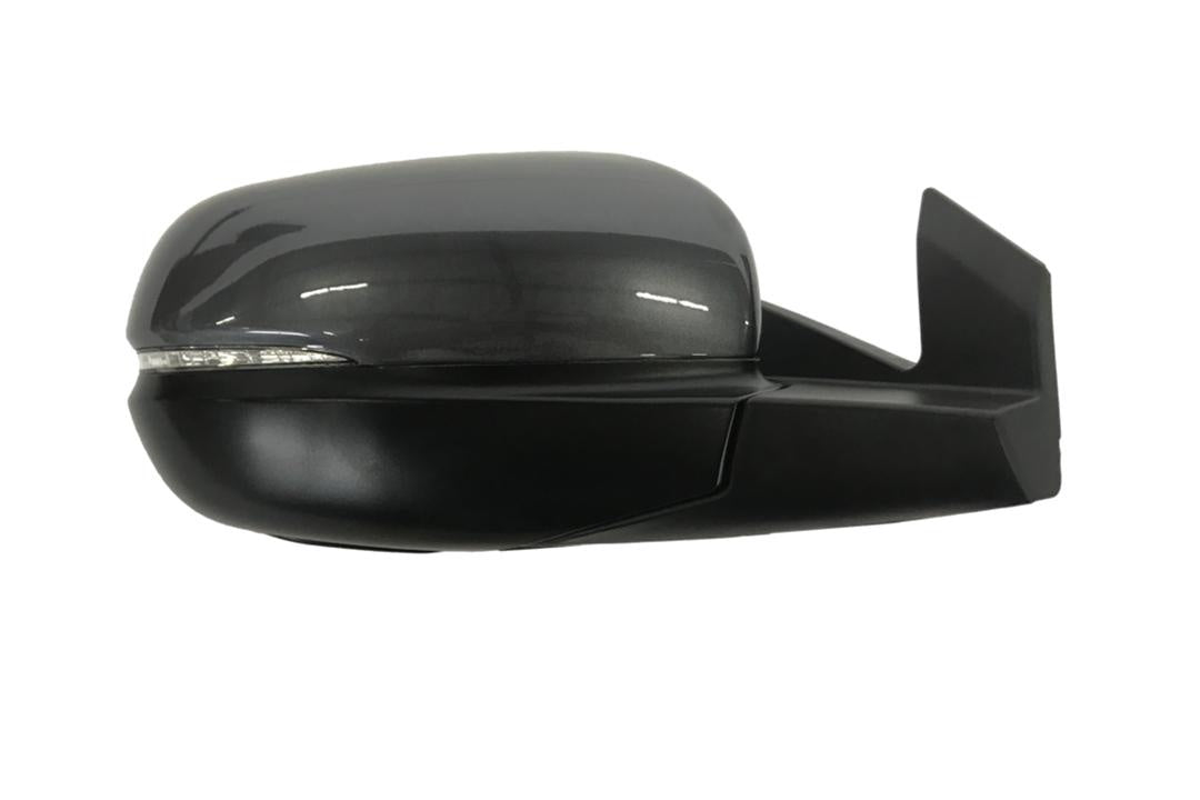 2019-2022 Honda Pilot Side View Mirror Painted (Right; Passenger-Side)_EX-L Models | WITH: Power, Heat, Turn Signal Light, Memory | WITHOUT: Auto-Dimming (Painted Upper Cover, Unpainted Base)_Modern_Steel_Metallic_NH797M_ 76200TG7A71ZE_ HO1321335