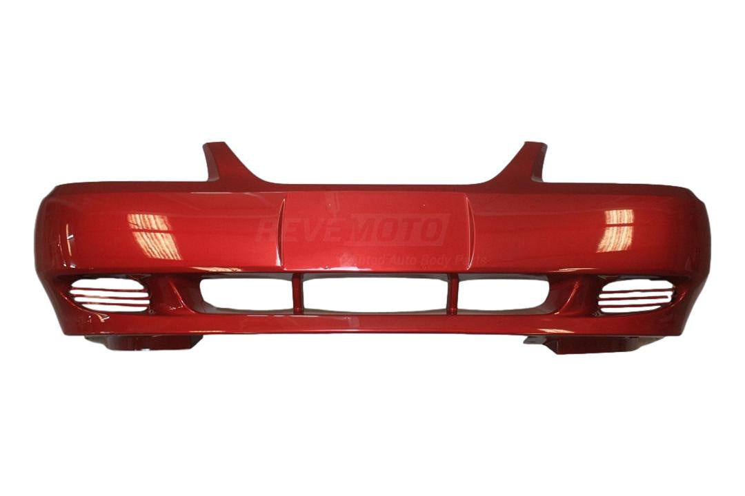 1999-2004 Ford Mustang Front Bumper Painted | Base & GT Models | Laser Red Metallic (E9) | YR3Z17D957EA FO1000437