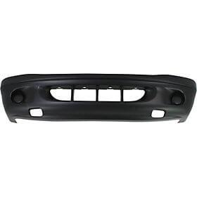 2001-2004 Dodge Dakota Front Bumper (1-Piece Design; w/o Fog Light Holes; All Smooth) - CH1000310