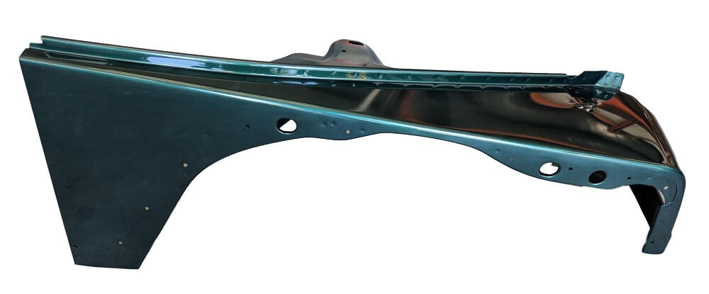 2001 Jeep Wrangler Passnger Side Fender Painted Forest Green Pearl (SG8, PG8)