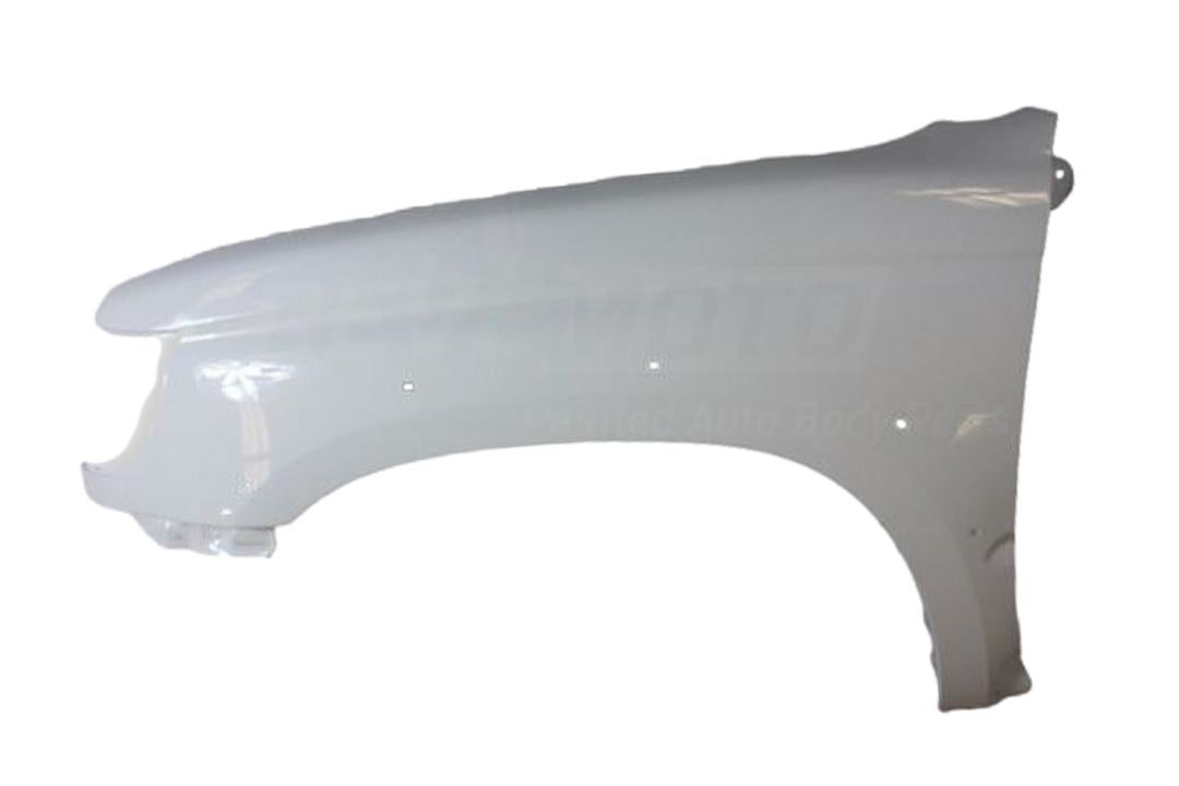 2000-2002 Toyota 4Runner Driver Side Fender Painted Natural White (056)_6cyl