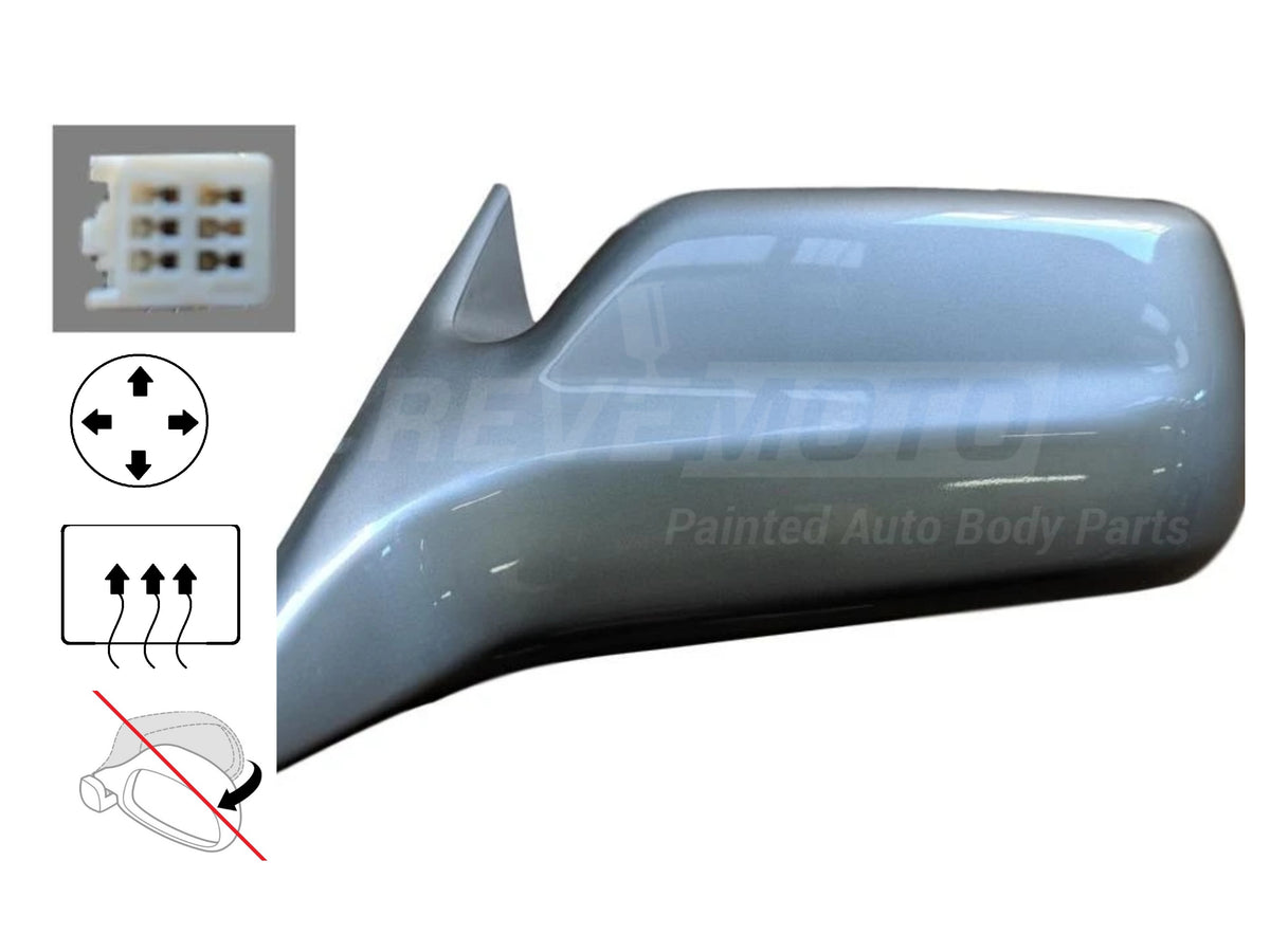 2001_Toyota_Avalon_Driver-side_View_Mirror_XL_XLS_Power_Heated_Non-Folding_wo_Memory_Painted_Silver_Metallic_1C8_87940AC020C0