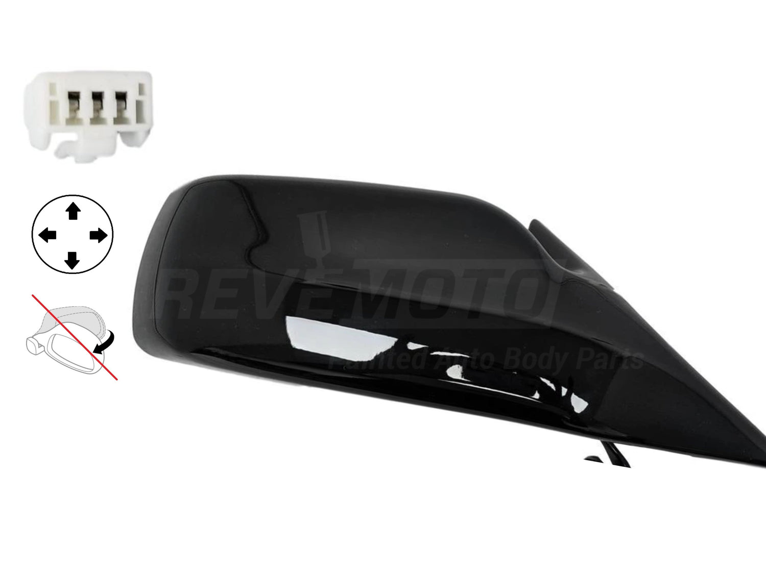 2004 Toyota Avalon Side View Mirror Painted (Right; Passenger-Side)