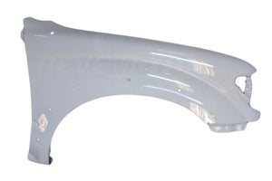 2001-2004 Toyota Tacoma Fender Painted Super White II (40) Right, Passenger-Side WITH Wheel Opening Flare Holes, Bracket Except Stepside 5380104060