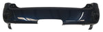 2002-2004 GMC Envoy Rear Bumper Painted Indigo Blue Metallic (WA9792), Except Denali Model