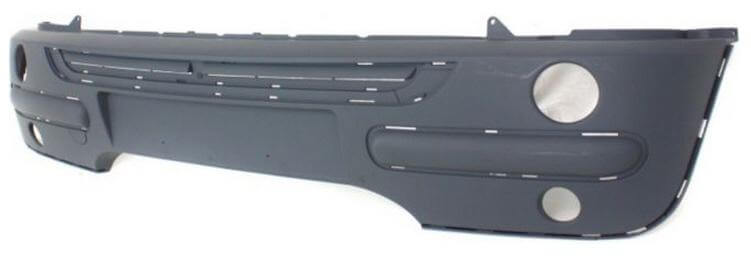 2002-2004 Mini Cooper Hatchback Front Bumper (Base Models: w/o Ground Effect; w/ Chrome Trim) - MC1000101