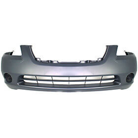 2002-2004 Nissan Altima Front Bumper Cover Primed, w Fog Light Holes_NI1000193