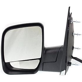 2002-2007 Ford Econoline Van Driver Side Door Mirror (Power; Non-Heated; Non-Towing; w- Puddle Light; Manual Folding; Dual Glass) FO1320276