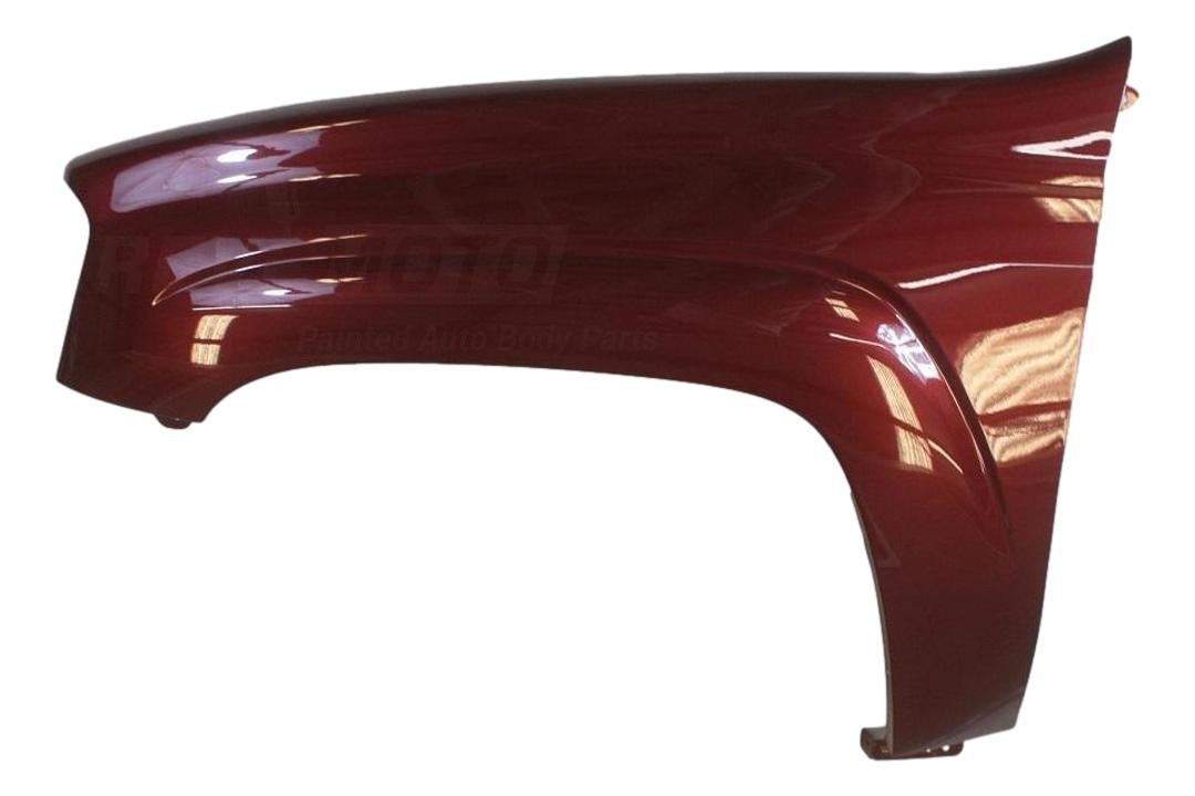 2002-2009 Chevrolet Trailblazer Driver-Side Fender Painted WA408G 12477993 GM1240289 ReveMoto Painted Auto Parts Replacement 
