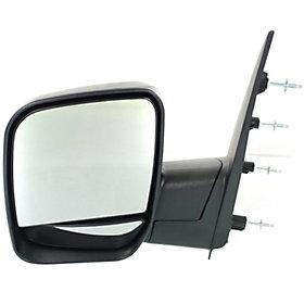 2002-2014 Ford Econoline Van Driver Side Door Mirror (Manual; Non-Heated; w Puddle Light; Non-Towing; Manual Folding; Dual Glass) FO1320253