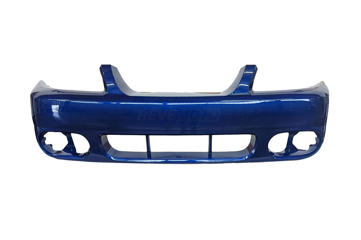 Painted Front Bumper Cover for 2003-2004 Ford Mustang Cobra Sonic Blue Pearl (SN) 2R3Z17D957BA FO1000533 