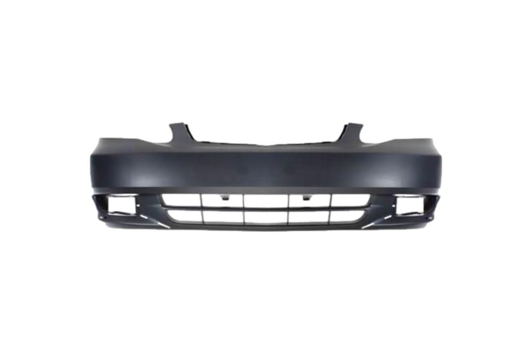 2003-2004 Toyota Corolla Front Bumper Painted | WITH: Ground Effect Holes