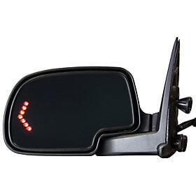 2003-2006 GMC Sierra Side View Mirror (Heated; w/ Turn Signal Light; Driver-Side) - GM1320373