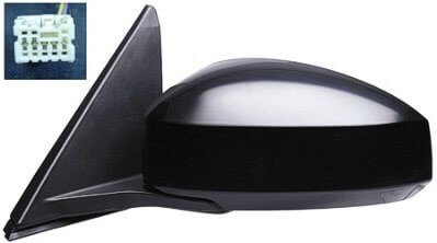 2003-2009 Nissan 350Z Driver Side Power Door Mirror w Heated Glass 03-04 350Z Touring; 05-09 Fits All Models, Power, Manual Folding, Heated_NI1320209