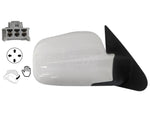 2002-2006 Honda CR-V Painted Side View Mirror Taffeta White (NH578), Japan Built LX, Power, Manual Folding, Non-Heated, Right, Passenger Side 76250S9AA01