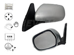 2003 Lexus GX470 Driver Side View Mirror, Power; Manual Folding; Heated; w Memory, Painted Silver Pine Metallic (1F0)_879406A301C0