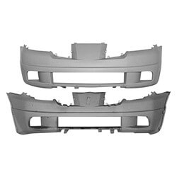 2003 Mitsubishi Outlander Front Bumper (LS Models; w-o Fender Flare Holes) MI1000286