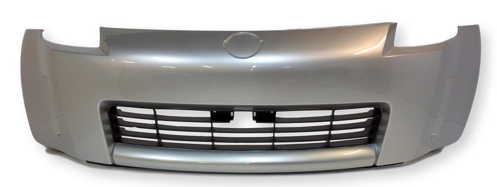 2004 Nissan 350z Front Bumper Painted Chrome Silver Metallic (KY0)