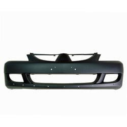 2004-2005 Mitsubishi Lancer Front Bumper (Sedan; Ralliart Model; w- spoiler holes; Fits Wagon - w-ABS MI1000302