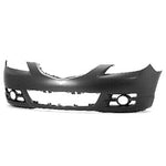 2004-2006 Mazda 3 Front Bumper; Sport Type; Sedan; w/ Fog Lamp Holes; w/ Round Molded Fog Holes; MA1000197; BNYK5003XEBB