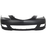 2004-2006 Mazda 3 Front Bumper; Standard Type; Sedan; w/ Fog Lamp Holes; MA1000196; BNYP5003XEBB