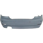 2004-2007 BMW 5Series Rear Bumper; w/o M-Pkg; Sedan; w/ Park Assist Sensor Holes; BM1100139; 51127077940