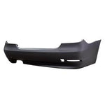2004-2007 BMW 5Series Rear Bumper; w/o M-Pkg; Sedan; w/o Park Assist Sensor Holes; BM1100140; 51127077939