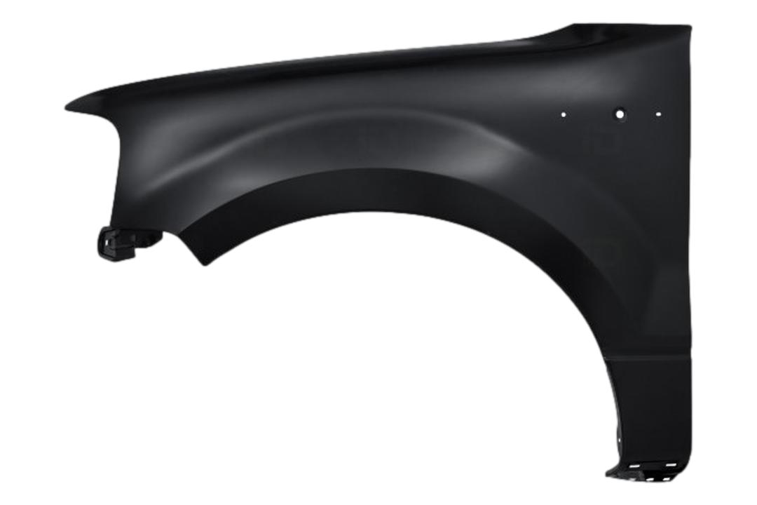 2004-2008 Ford F150 Fender Painted Left Driver Side WITHOUT: Wheel Opening Molding Holes 5L3Z16006AA FO1240231