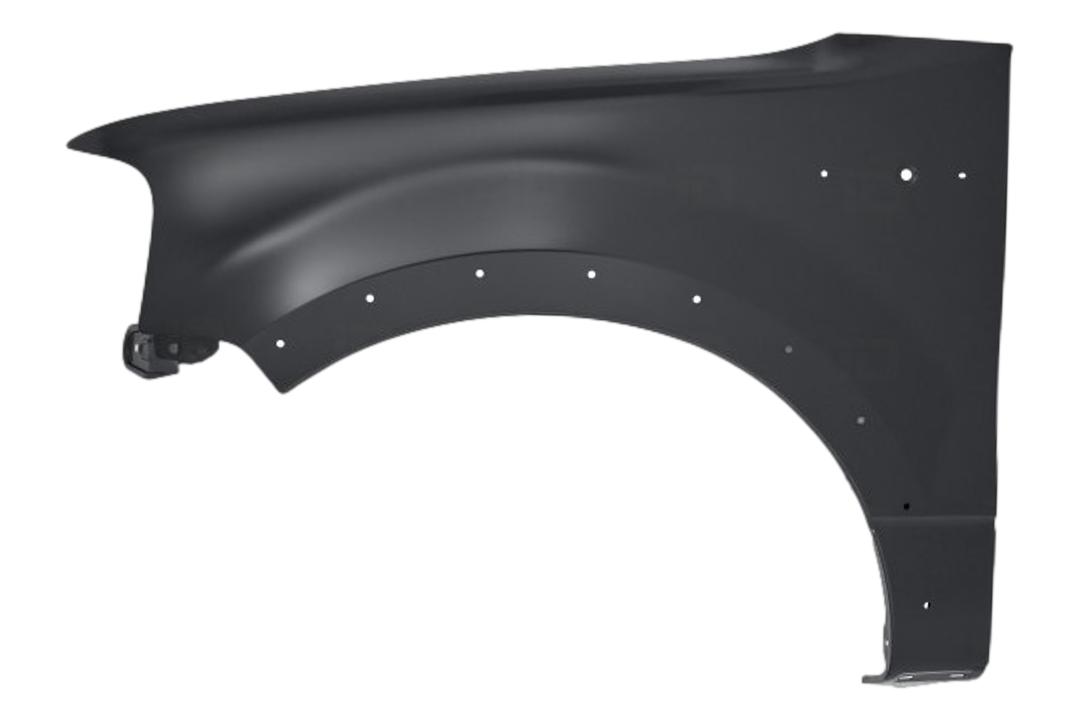 2004-2008 Ford F150 Fender Painted Left Driver Side WITH: Wheel Opening Molding Holes 5L3Z16006BA FO1240232