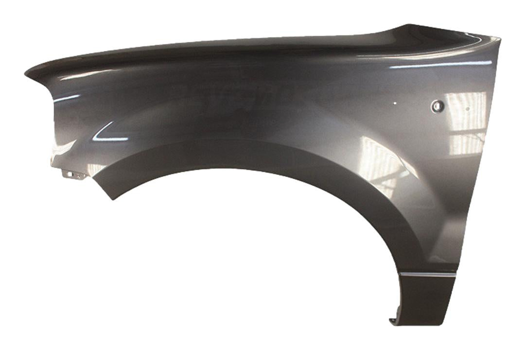 2004-2008 Ford F150 Fender Painted Left Driver Side WITHOUT Wheel Opening Molding Holes 5L3Z16006BA Dark Shadow Gray Metallic (CX) 5L3Z16006AA FO1240231