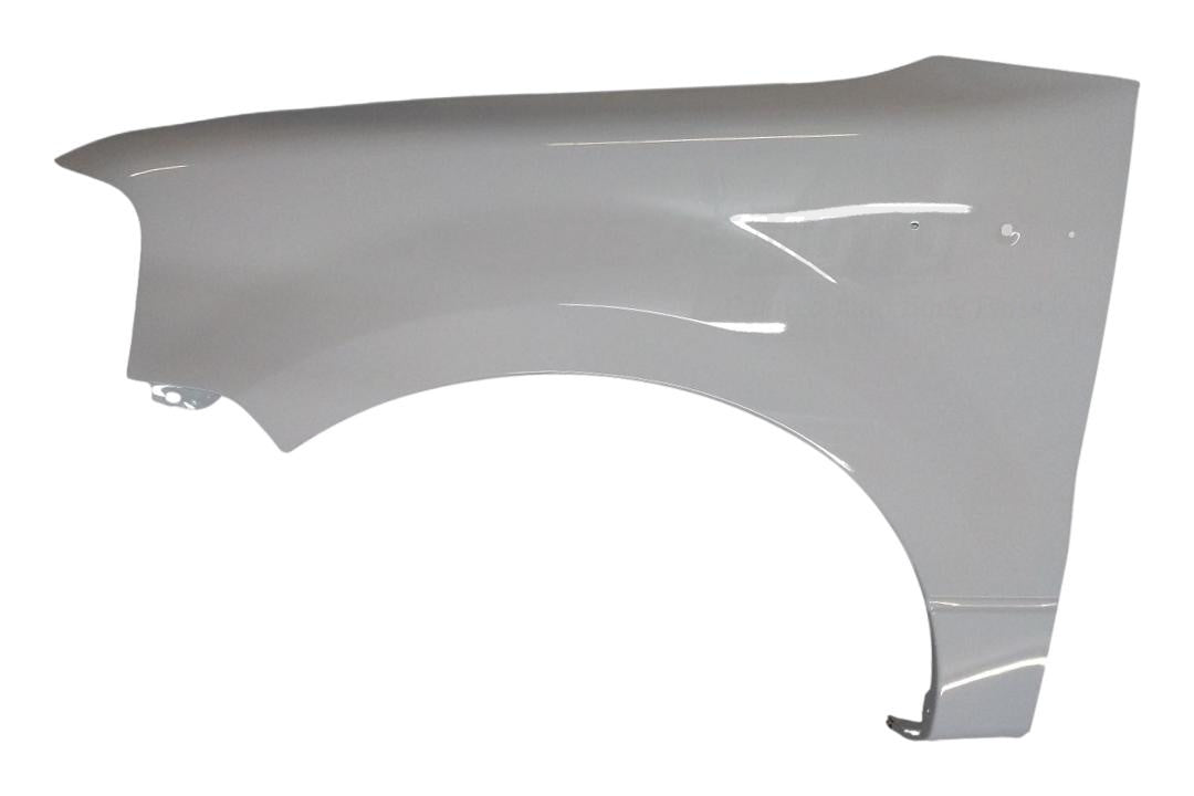 2004-2008 Ford F150 Fender Painted Left Driver Side WITHOUT Wheel Opening Molding Holes 5L3Z16006BA Oxford White YZ 5L3Z16006AA FO1240231