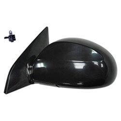 2004-2009 Kia Spectra Driver Side Power Door Mirror (Sedan; Heated; w-o Blue Tinted Glass; Power; Manual Folding) KI1320130