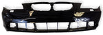 2004 BMW 525I Front Bumper without Park Assist Hole Painted Jet Black (668)