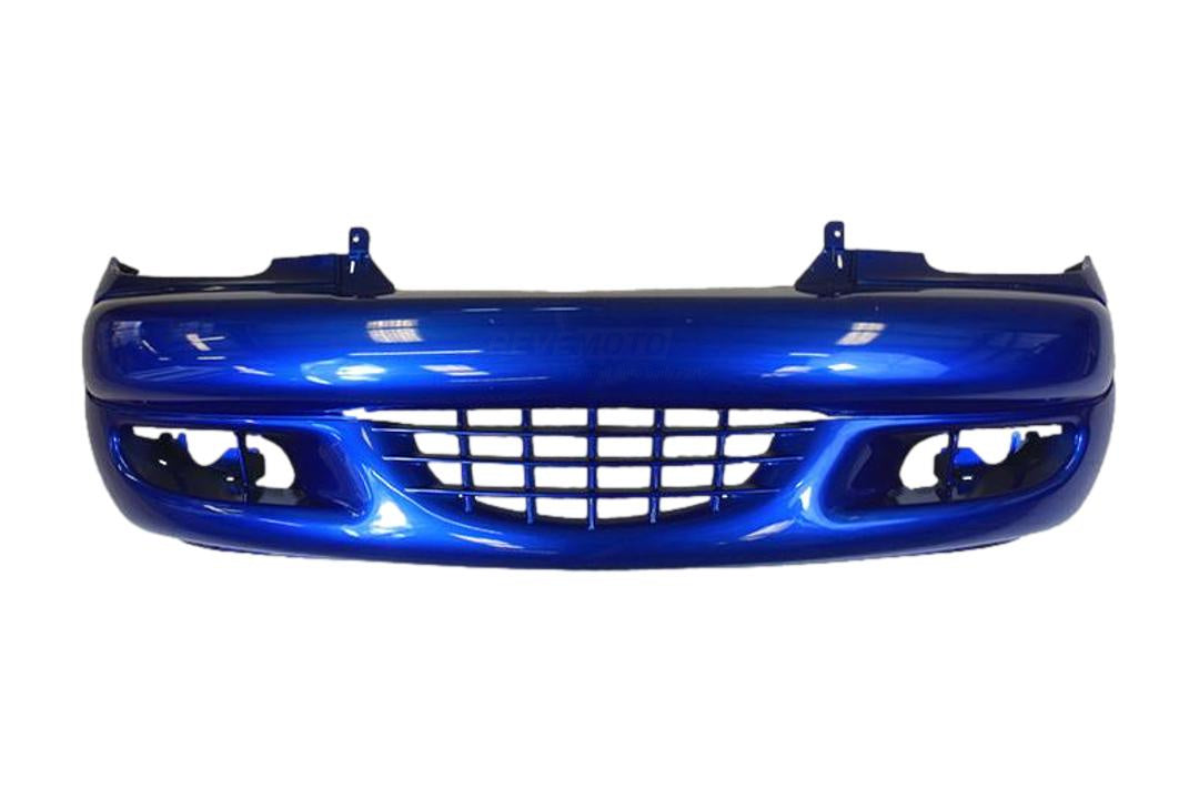 2001-2005 Chrysler PT Cruiser Front Bumper Painted_Electric_Blue_Pearl_PB5_5017861AB_ CH1000293