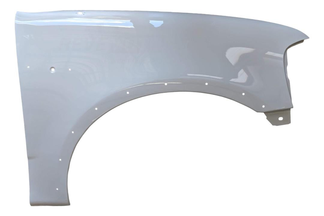 2004 Ford F150 Heritage Fender Painted Right, Passenger-Side With Molding Hole Oxford White (YZ/Z1) 2L3Z16005AA FO1241192 clipped_rev_1