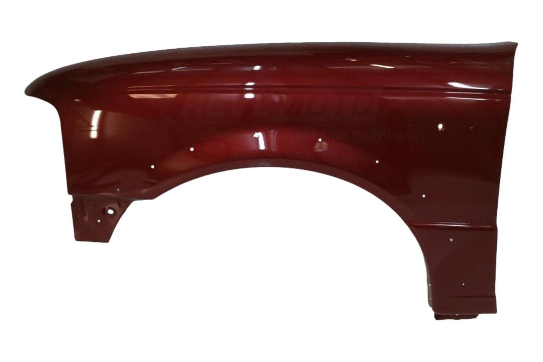 2004-2005 Ford_Ranger Fender Painted Left Driver-Side WITH Wheel Opening Toreador Red Metallic (FL) 5L5Z16006B FO124023 