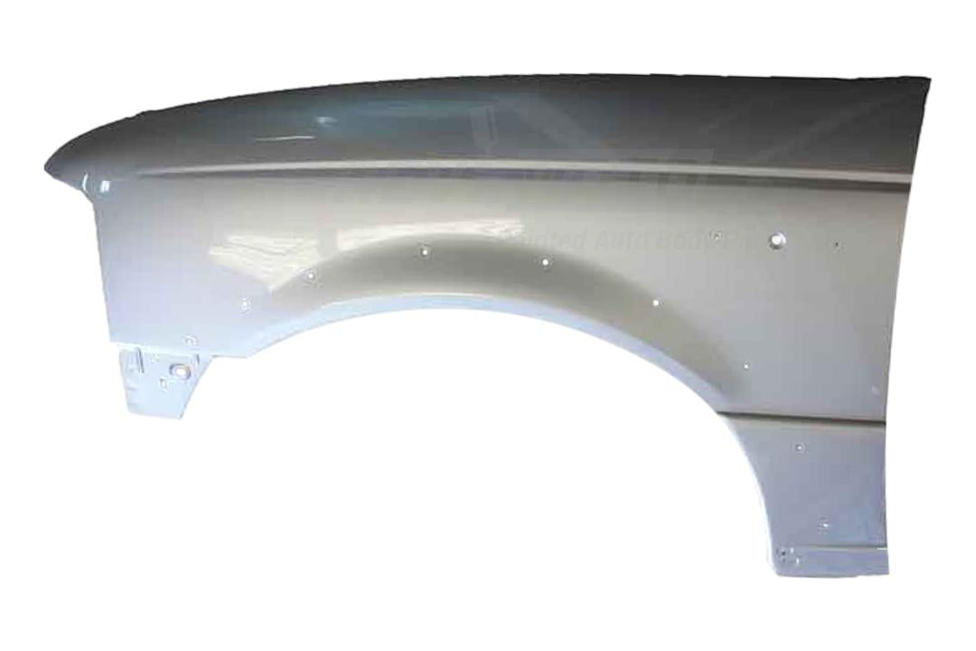 Painted Fender for 2006-2011 Ford Ranger Fender Painted (WITH: Wheel Opening Molding HolesDriver-Side Silver Metallic (YN) 6L5Z16006BA FO1240256