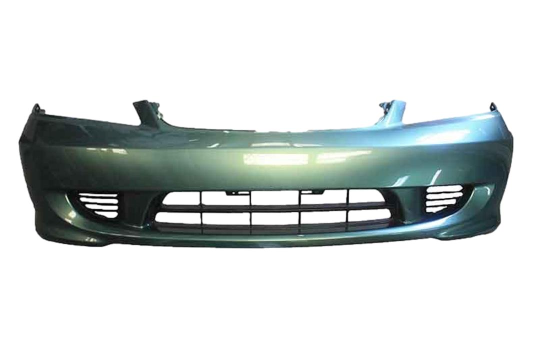 2004-2005 Honda Civic Front Bumper Painted_Galapagos Green Metallic (G511M)_04711S5AA91ZZ_HO1000216
