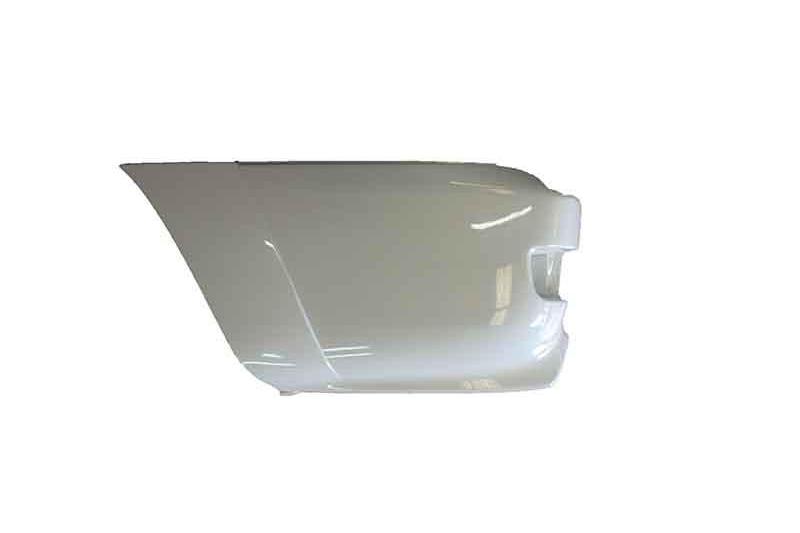 2003 Toyota 4Runner Rear Bumper Driver Cap Painted Natural White (Paint code: 056) - side view