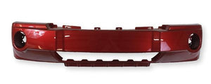 2005-2006 Jeep Grand Cherokee Front Bumper Painted Inferno Red Crystal Pearl (PRJ) w/ Chrome Insert