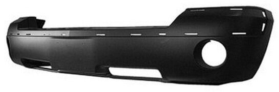 2005-2007 Dodge Dakota Front Bumper (w/ Fog Light Holes; w/ Chrome Molding) - CH1000443