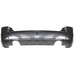 2005-2009 Hyundai Tucson Rear Bumper (2.7L Eng; w/ Dual Exhaust Holes; w/o Sensor Holes; w/o Garnish; w/o cladding) HY1100145