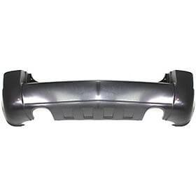 2005-2009 Hyundai Tucson Rear Bumper (2.7L Eng; w/ Dual Exhaust Holes; w/o Sensor Holes; w/o Garnish; w/o cladding) HY1100145