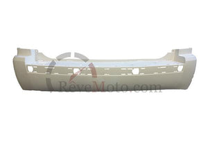 2005-2010 Jeep Grand Cherokee Rear Bumper Painted Stone White (PW1); w_o Tow; w Park