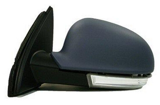 2005-2010 Volkswagen Jetta Side View Mirror (Type 5; Heated; w/ Signal Light; w/ Puddle Light; Driver-Side) - VW1320123