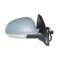 2005-2010 Volkswagen Jetta Side View Mirror (Type 5; Heated; w/ Signal Light; w/o Puddle Light; Passenger-Side) - VW1321122