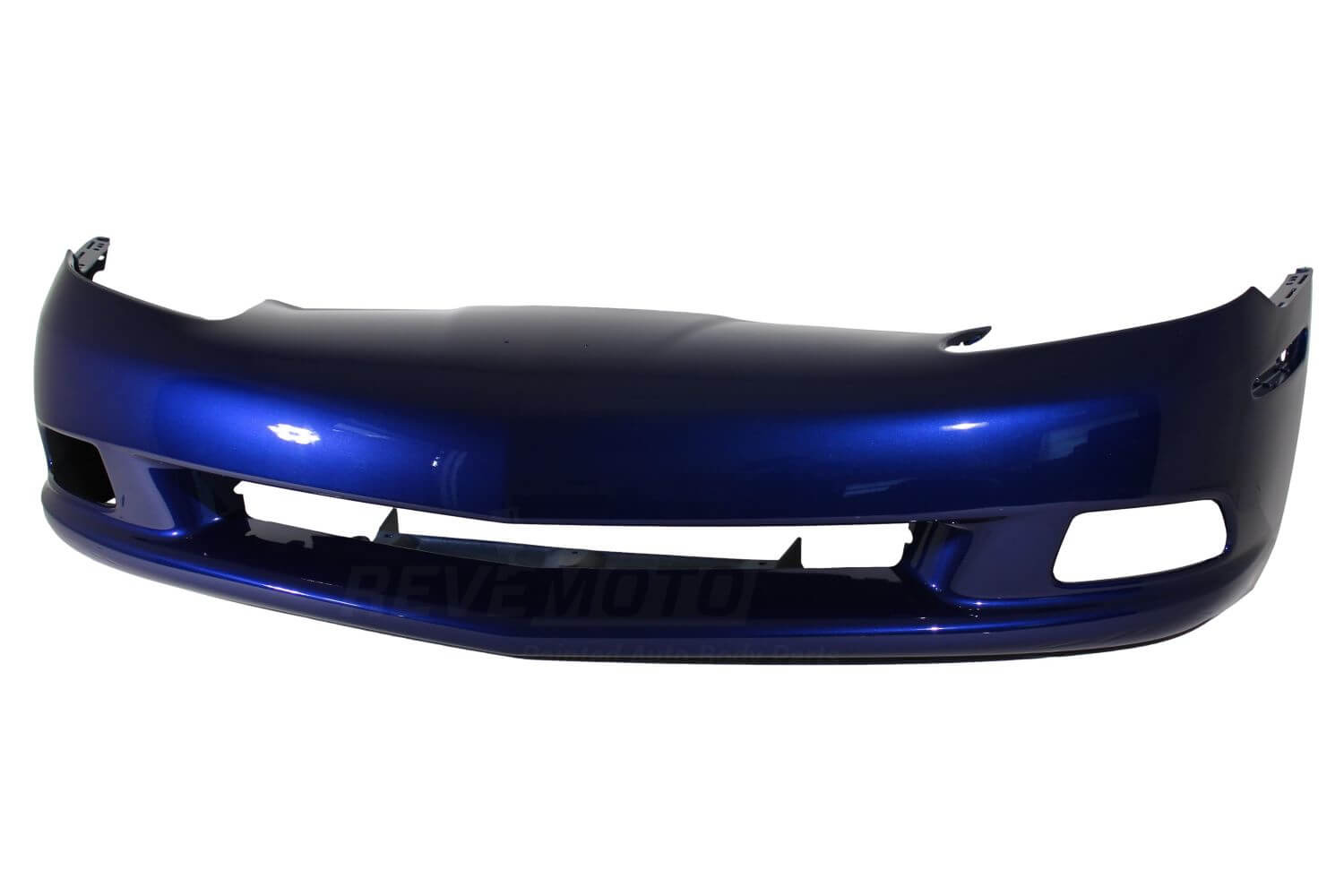 2005-2013 Chevrolet Corvette Front Bumper Painted Luxo Blue Metallic (WA933L) Without headlight washer holes Front Bumper Replacement Painted Car Parts Painted Auto Parts