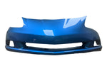 2005-2013 Chevrolet Corvette Front Bumper Painted Bluestream Metallic Tricoat (WA512Q) 15915331 GM1000737 Front Bumper Replacement Painted Car Parts Painted Auto Parts