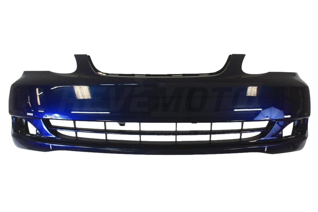 2005-2008 Toyota Corolla Front Bumper, S XRS Models WITH Spoiler HolesPainted Indigo Ink Pearl (8P4) 521190Z939